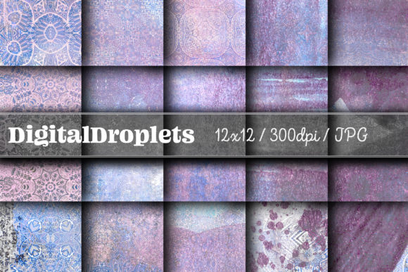 Boho Geom Papers Vol. 155 | Collection: A Designer's Textured Toolkit