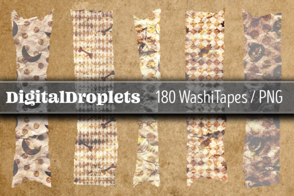Halloween Papers Vol. 6 | 180 Washi Tapes for Your Projects