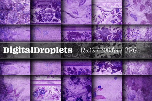 Journaled Flowers Vol. 8: Vintage Textures for Modern Projects