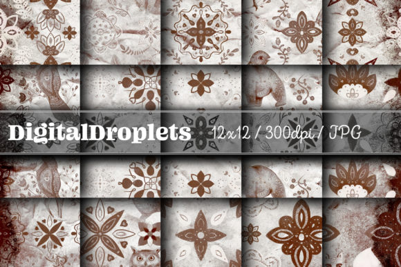 Nordic Christmas Vol. 8: Vintage Paper Set for Your Projects