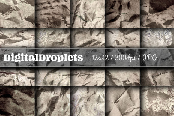 Olden Damask Paper Vol. 7: Vintage Textures for Modern Design
