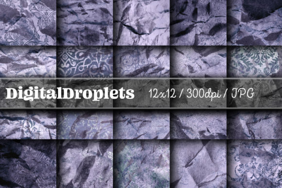 Olden Damask Paper Vol. 9: Vintage Textures for Modern Design